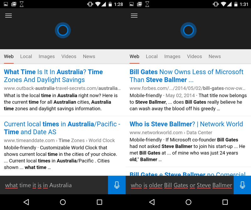 Illustration for article titled Probamos la beta filtrada de Cortana para Android, y es más de lo mismo